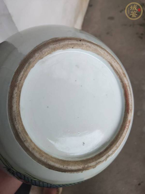 古玩陶瓷三娘教子圖新粉彩天球瓶真品鑒賞圖