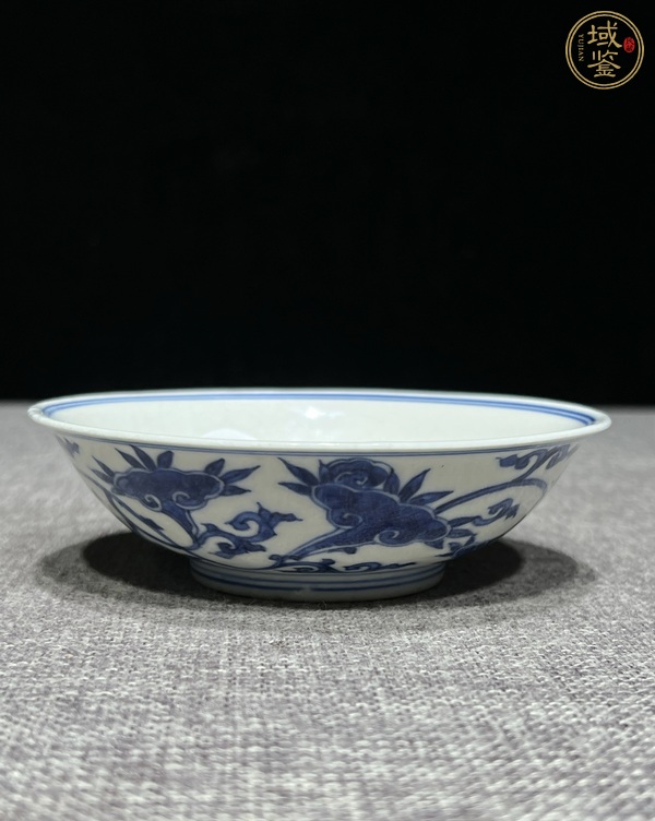 古玩陶瓷清代 纏枝花卉紋盤（日本）真品鑒賞圖