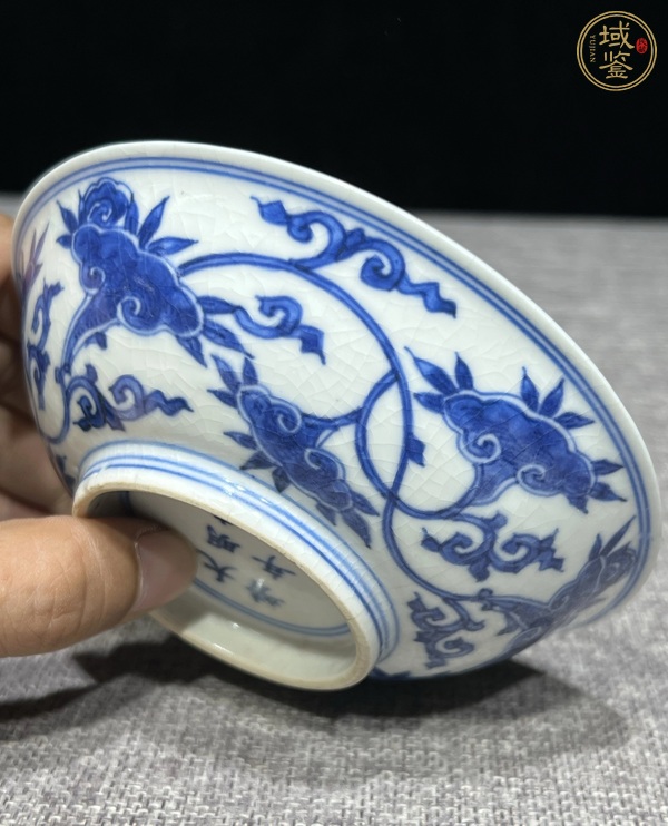 古玩陶瓷清代 纏枝花卉紋盤（日本）真品鑒賞圖