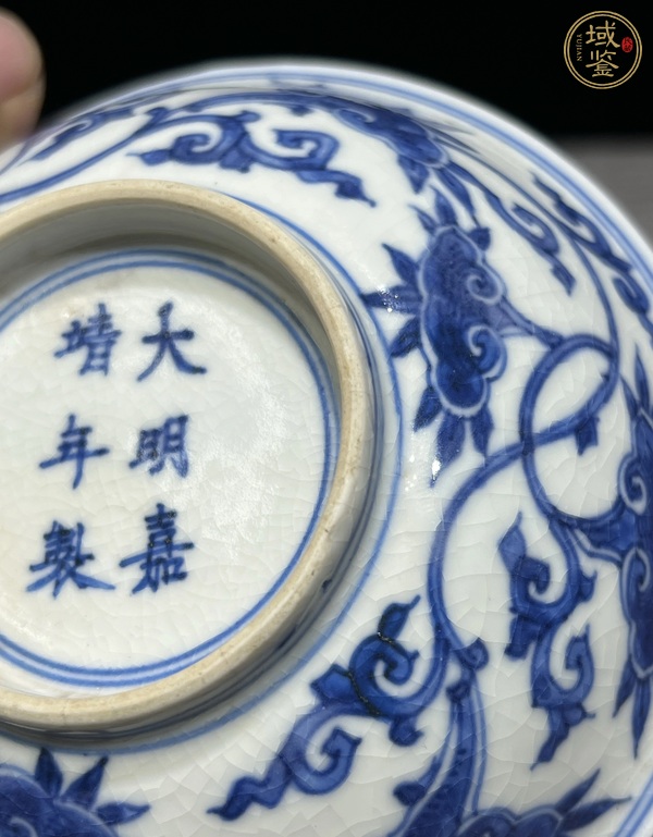 古玩陶瓷清代 纏枝花卉紋盤（日本）真品鑒賞圖