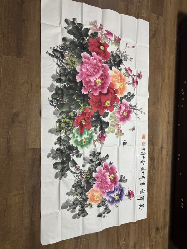 古玩轉賣花開富貴拍賣,當前價格8999元