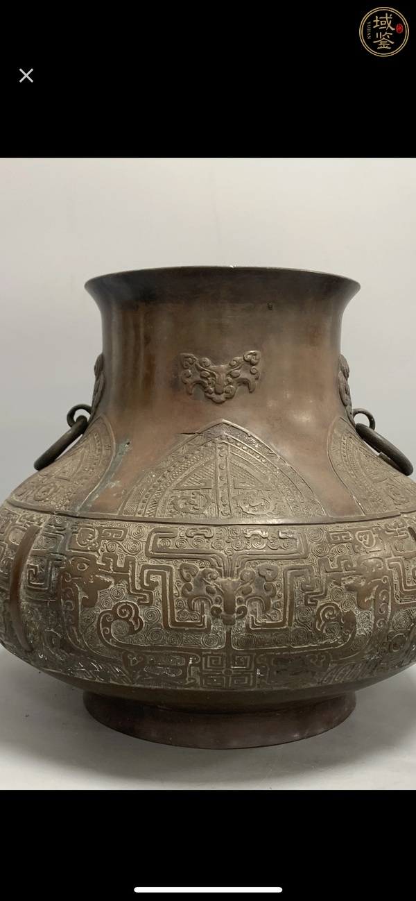 古玩銅尊真品鑒賞圖