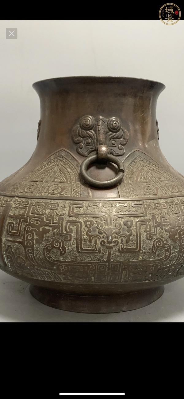 古玩銅器銅尊真品鑒賞圖