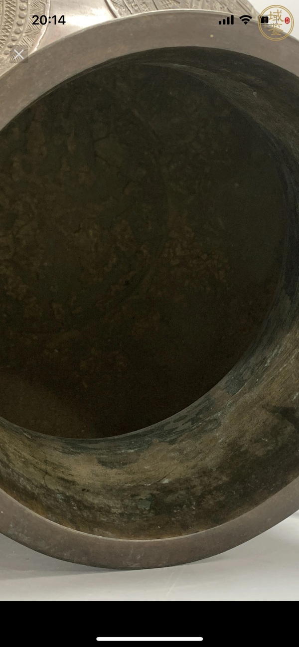 古玩銅器銅尊真品鑒賞圖