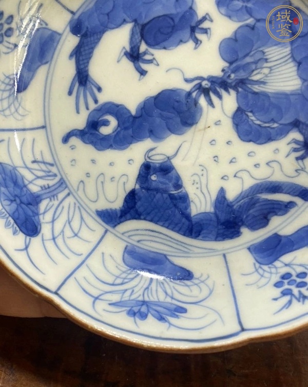 古玩陶瓷青花洗真品鑒賞圖