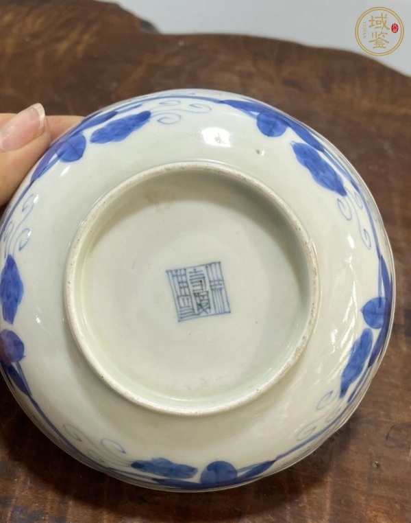 古玩陶瓷青花洗真品鑒賞圖