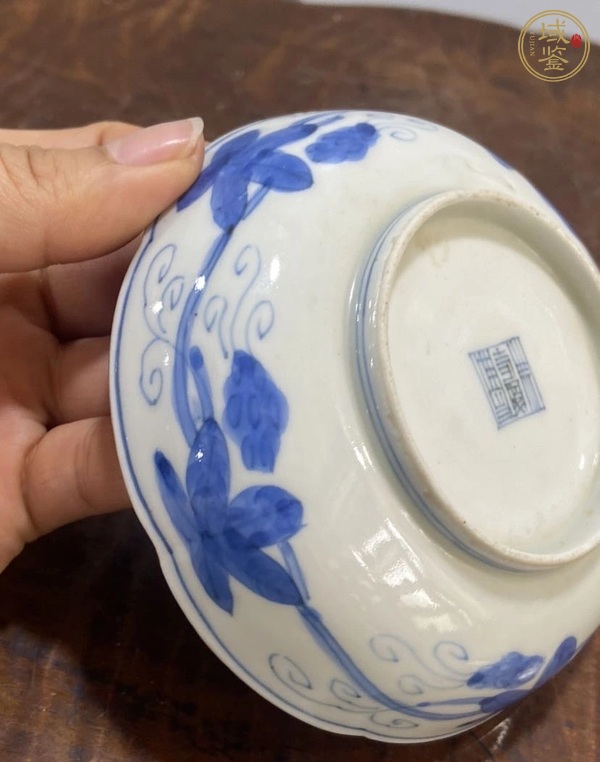 古玩陶瓷青花洗真品鑒賞圖