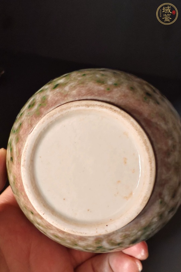 古玩陶瓷豇豆紅釉水盂真品鑒賞圖