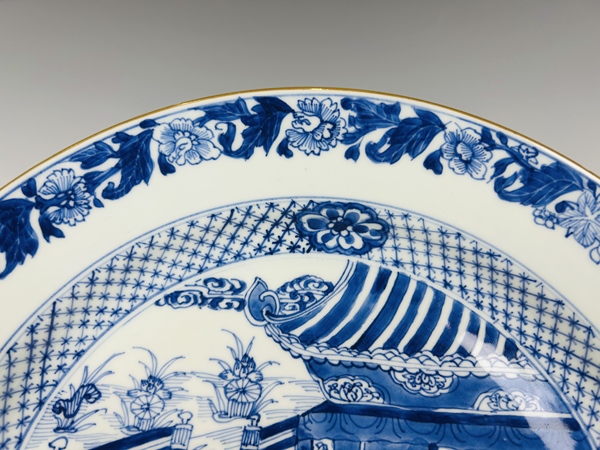 古玩陶瓷清康熙·銅雀春深鎖二喬故事大盤拍賣,當前價格1940元