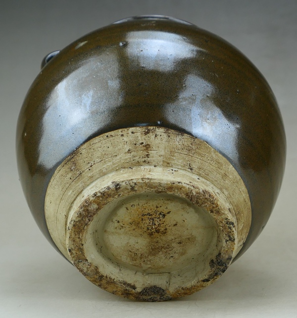 古玩陶瓷精品:明代定窯系茶葉末釉四系罐拍賣，當(dāng)前價(jià)格0元