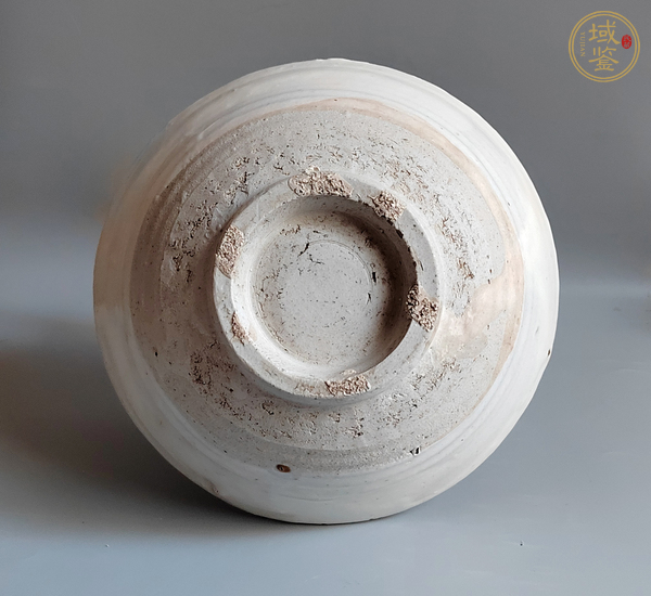 古玩陶瓷宋金磁州窯白釉碗真品鑒賞圖