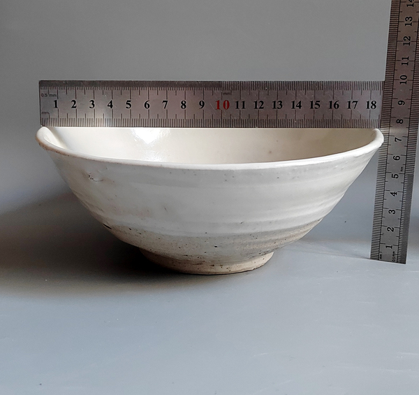 古玩陶瓷宋金磁州窯白釉碗拍賣，當前價格0元