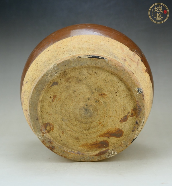 古玩陶瓷耀州窯紫金釉絲毫提壺真品鑒賞圖