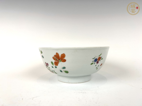 古玩清早期·粉彩花卉碗真品鑒賞圖