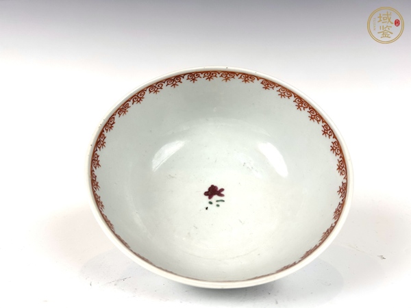 古玩陶瓷清早期·粉彩花卉碗真品鑒賞圖
