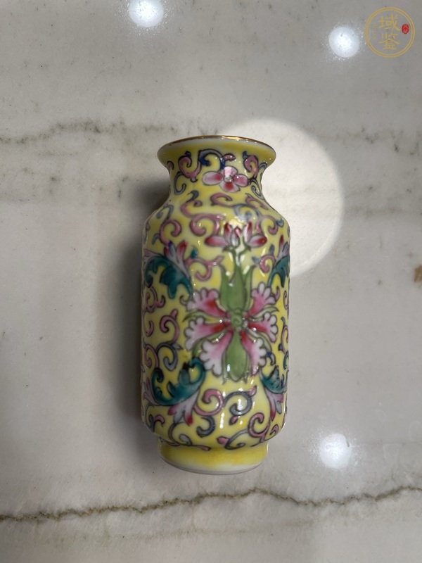 古玩陶瓷粉彩瓶真品鑒賞圖