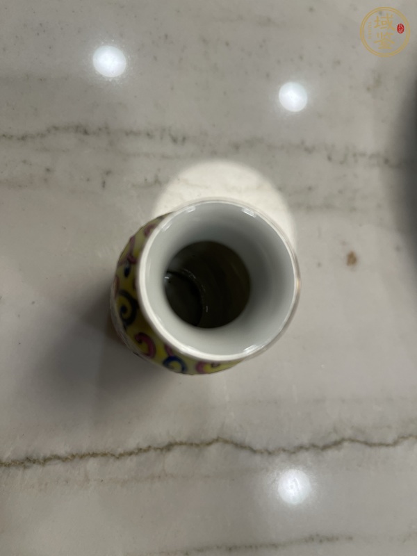 古玩陶瓷粉彩瓶真品鑒賞圖