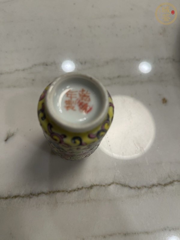 古玩陶瓷粉彩瓶真品鑒賞圖