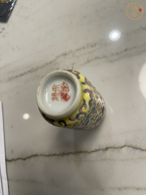 古玩陶瓷粉彩瓶真品鑒賞圖