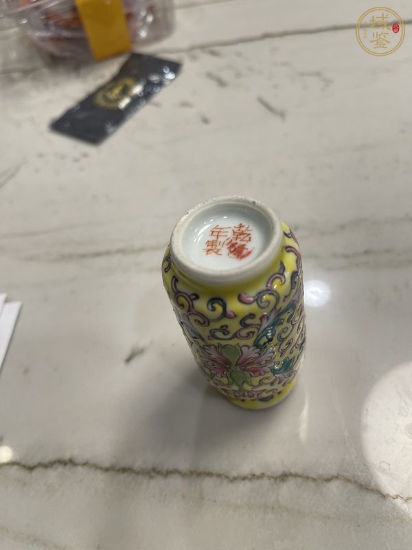 古玩陶瓷粉彩瓶真品鑒賞圖
