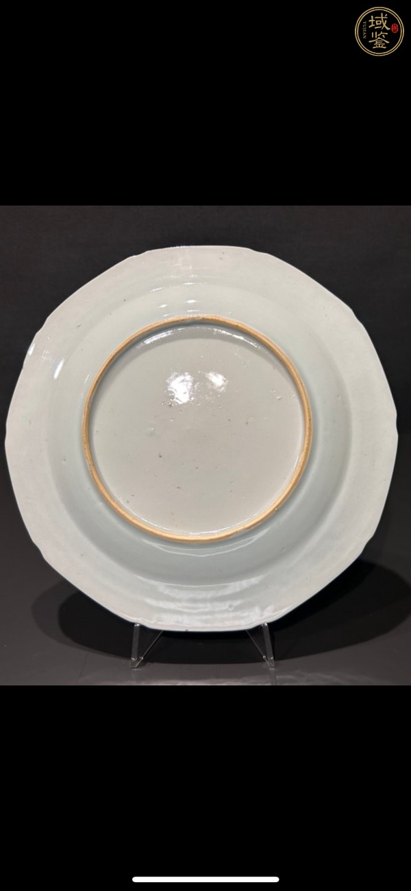 古玩陶瓷青花山水人物紋盤真品鑒賞圖