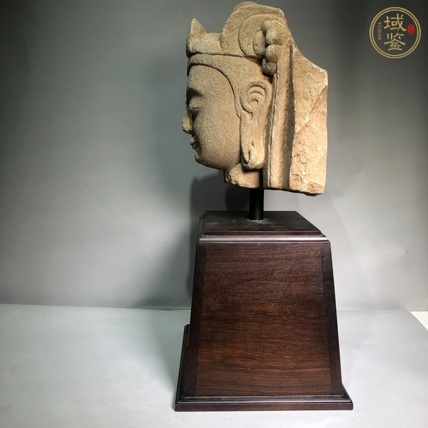 古玩雜項菩薩頭像真品鑒賞圖