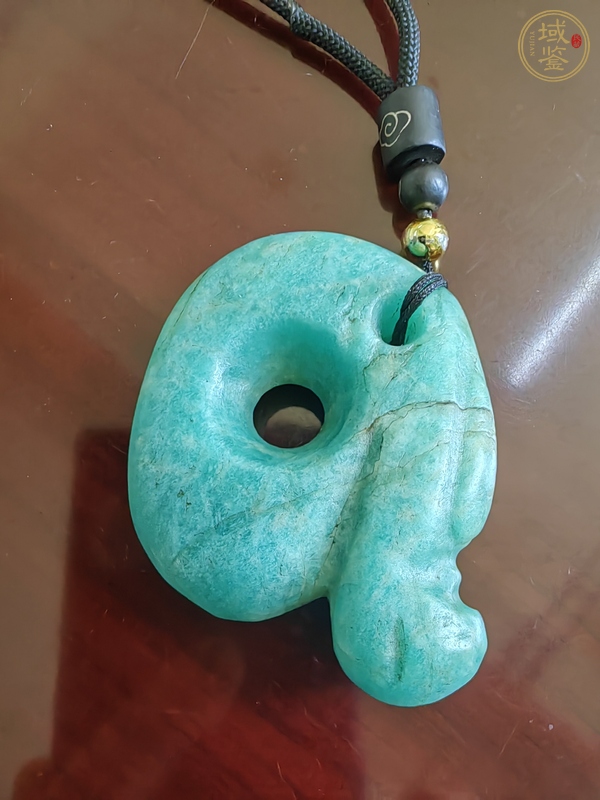 古玩玉器天河石雕“豬龍”真品鑒賞圖