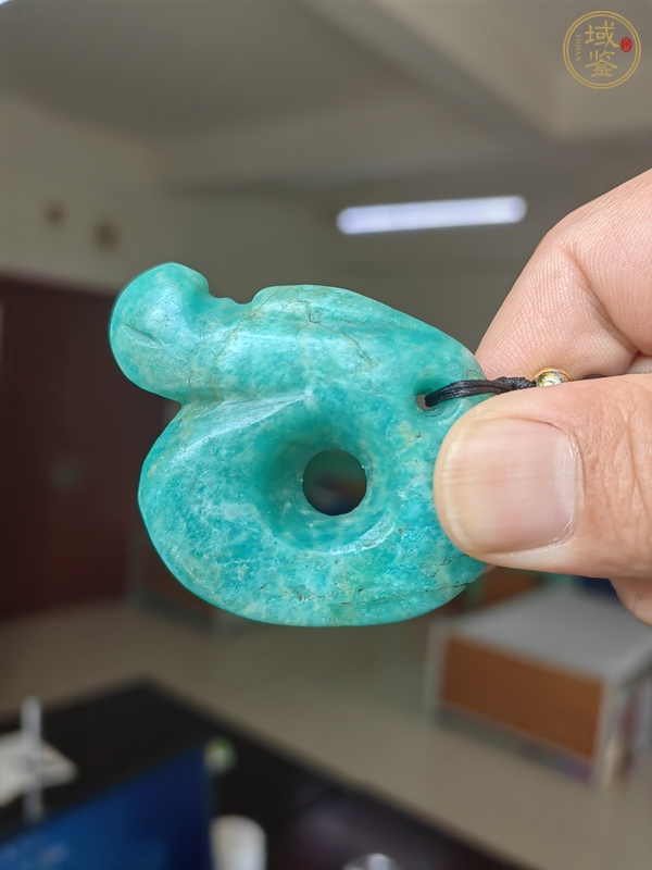 古玩玉器天河石雕“豬龍”真品鑒賞圖
