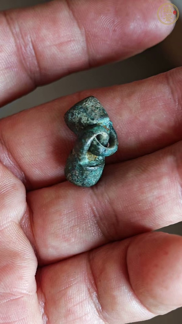 古玩銅器漢代鏈鎖印真品鑒賞圖