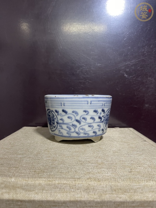 古玩陶瓷青花香爐真品鑒賞圖
