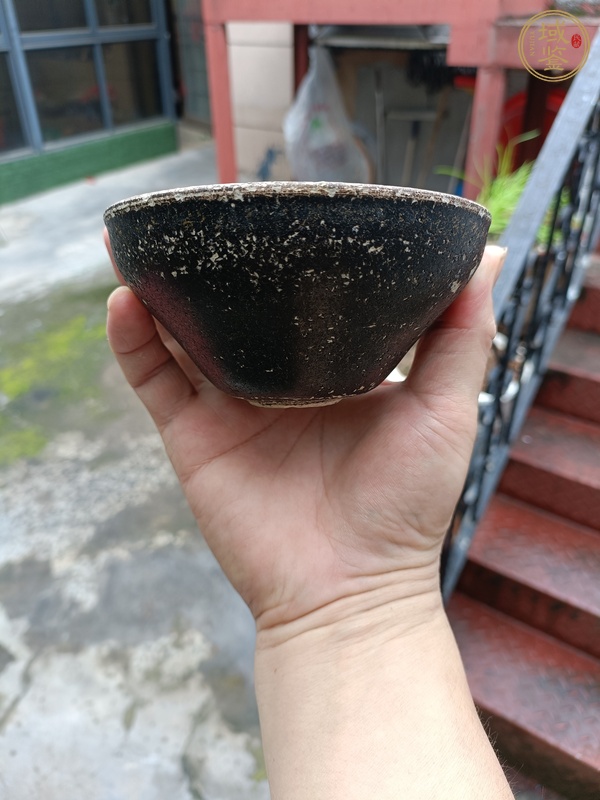 古玩陶瓷宋代吉州窯茶盞真品鑒賞圖