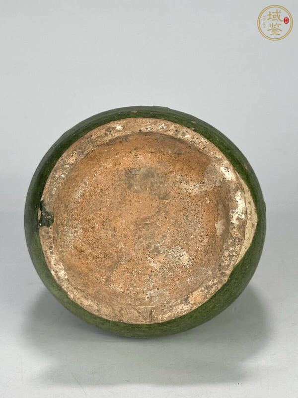 古玩陶瓷綠釉皮囊壺真品鑒賞圖