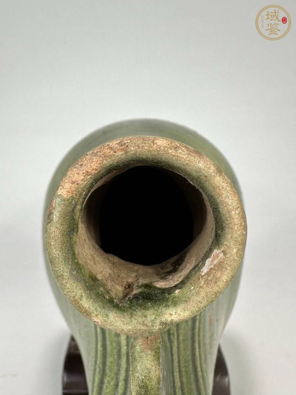 古玩陶瓷綠釉皮囊壺真品鑒賞圖