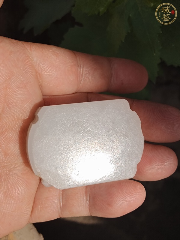 古玩玉器料器雕“龍紋帶穿”真品鑒賞圖