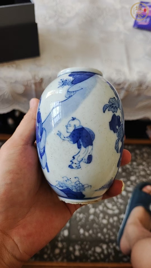 古玩青花罐真品鑒賞圖