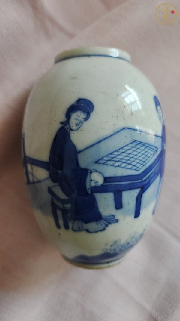 古玩陶瓷青花罐真品鑒賞圖