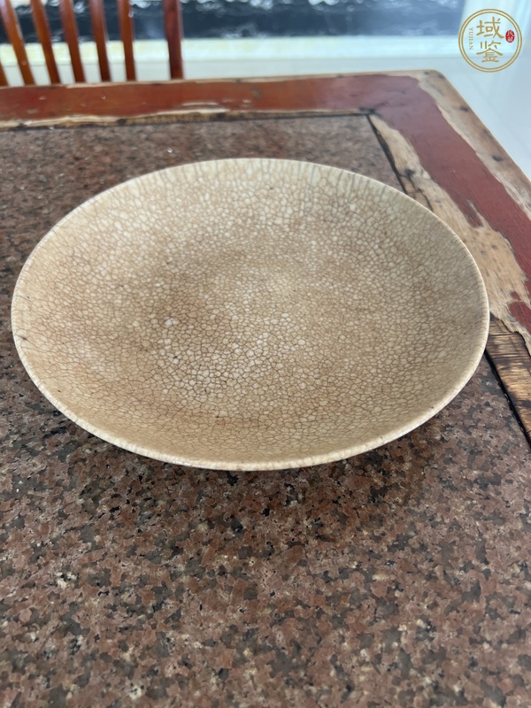 古玩陶瓷哥窯盤真品鑒賞圖