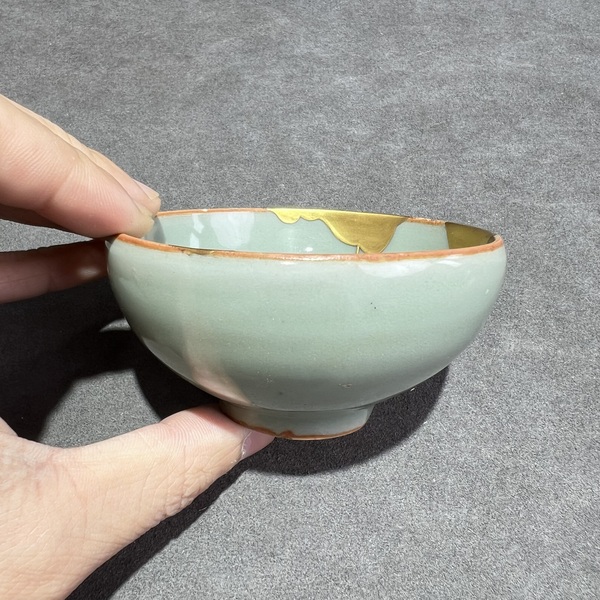 古玩陶瓷南宋龍泉窯泡泡盞拍賣，當(dāng)前價(jià)格18000元