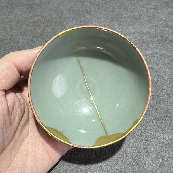 古玩陶瓷南宋龍泉窯泡泡盞拍賣,當(dāng)前價(jià)格18000元