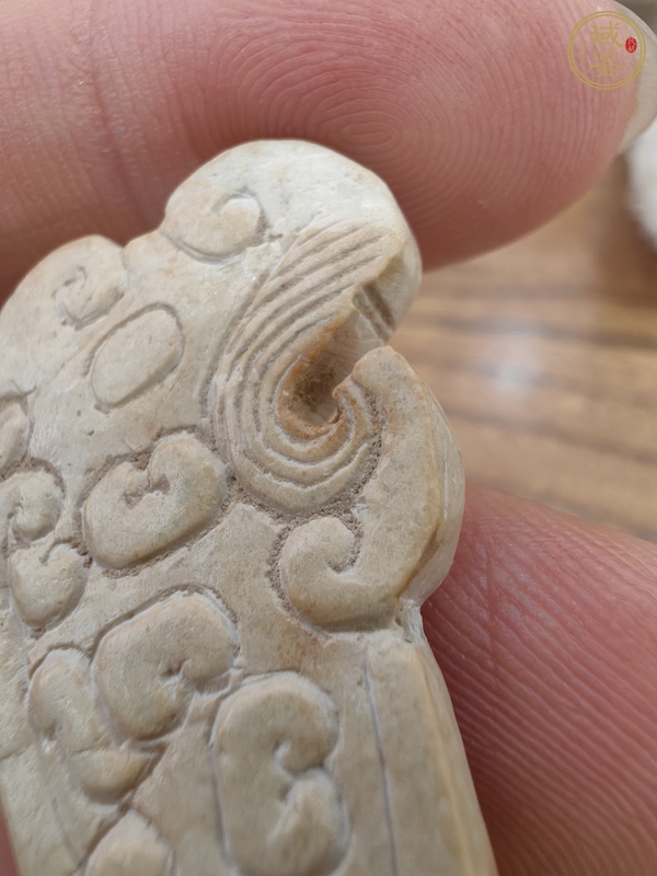 古玩玉器龍紋玉觽真品鑒賞圖
