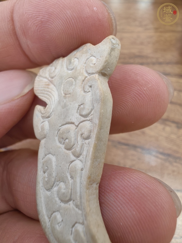 古玩玉器龍紋玉觽真品鑒賞圖