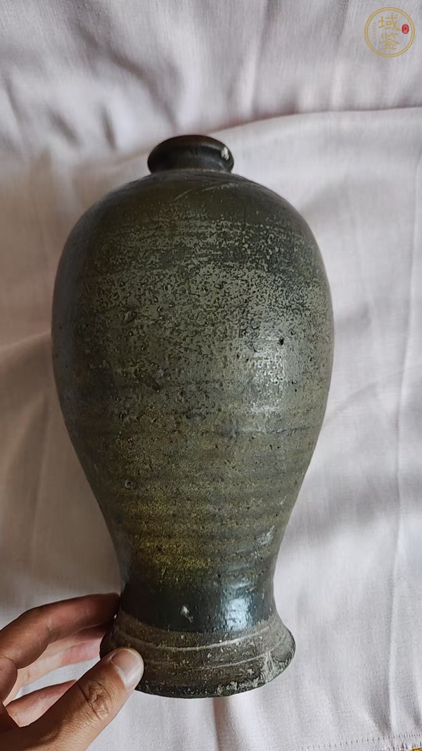 古玩陶瓷黑釉梅瓶真品鑒賞圖