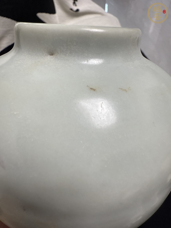 古玩陶瓷白釉罐真品鑒賞圖