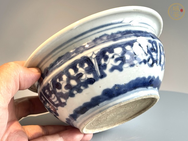 古玩陶瓷青花夔龍紋爐真品鑒賞圖