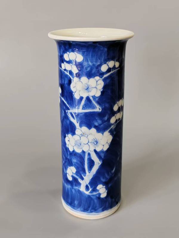 古玩轉(zhuǎn)賣青花冰梅紋花觚拍賣，當(dāng)前價格800元