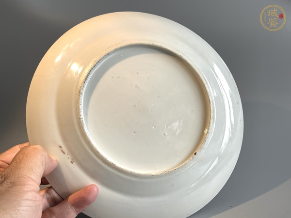 古玩陶瓷廣彩描金人物故事紋盤真品鑒賞圖
