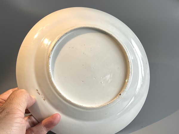 古玩陶瓷廣彩描金人物故事紋盤拍賣，當(dāng)前價(jià)格700元