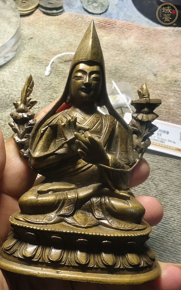 古玩銅器宗喀巴真品鑒賞圖