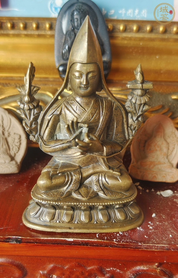 古玩銅器宗喀巴真品鑒賞圖