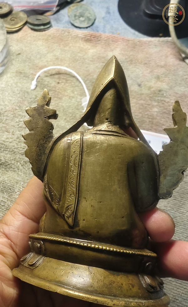 古玩銅器宗喀巴真品鑒賞圖